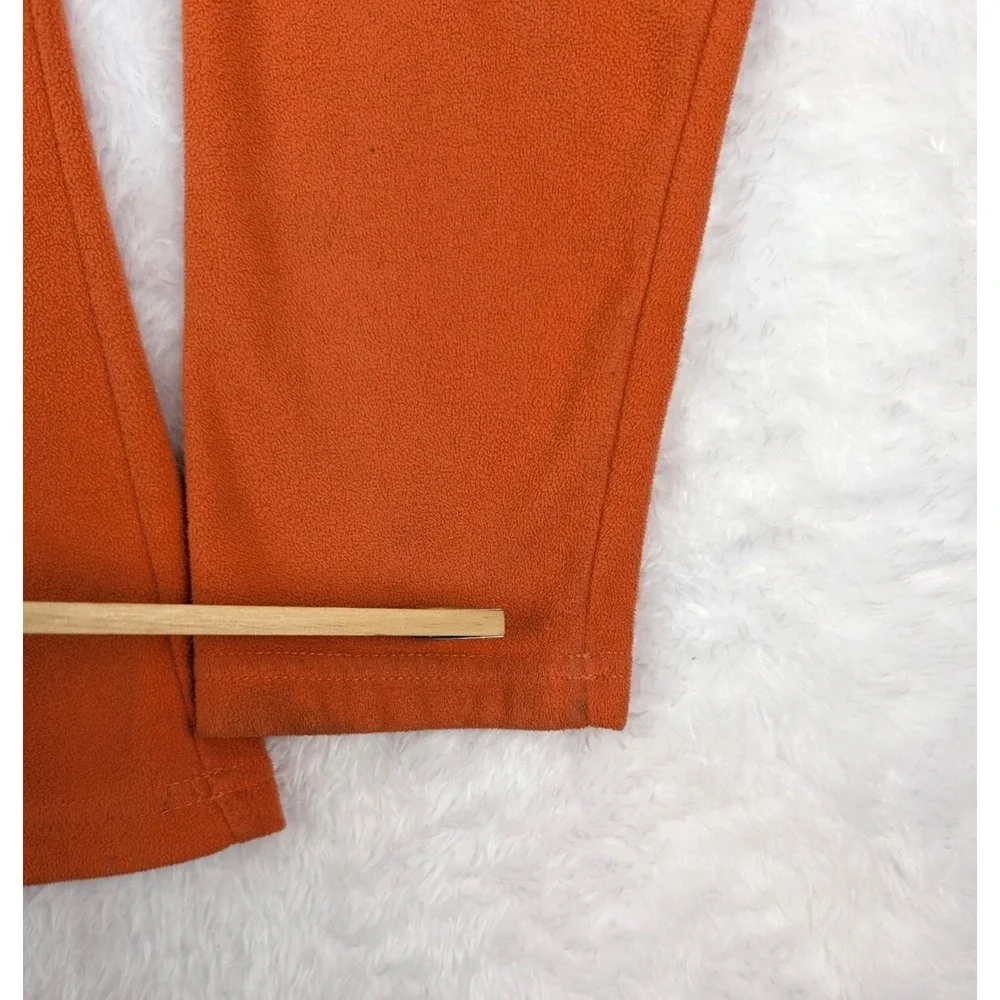 The North Face 1/4 Zip Women's L‎ Pull Over Fleece Orange Light Weight *Read